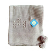 Sardon Baby Pom Pom Blanket in Lilac